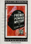 The French Powder Mystery - kaft audioboek Blackstone audiobooks, gelezen door Scott Harrison, 1997