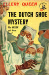 The Dutch Shoe Mystery - cover Pocket Book, 1952, illustration George Mayers