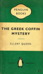 The Greek Coffin Mystery - kaft paperback uitgave, Penguin N° 1198, Harmondsworth, 1957