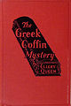 The Greek Coffin Mystery - harde kaft Triangle Books uitgave, herdruk 1939