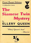 The Siamese Twin Mystery -  dustcover Victor Gollancz, London, 1934