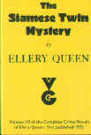 The Siamese Twin Mystery -  dustcover Victor Gollancz, London (Complete Crime Novels of Ellery Queen), 1971