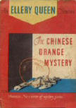 The Chinese Orange Mystery - Cover Mercury Mysteries, Mercury Books, 1935
