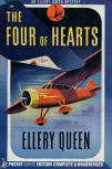 The Four of Hearts - kaft pocketboek uitgave, Pocket Book N° 245, November 1943 (1st) - January 1944 - 1945 (4th) (See full image top of the page).