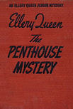 The Penthouse Mystery - rode harde kaft Grosset & Dunlap uitgave, N.Y., 1941