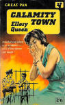 Calamity Town - kaft pocketboek uitgave Great Pan, Pan Books G386, London, 1960 (cover variation see right corner below)