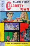 Calamity Town - kaft pocketboek uitgave, Pocket Books N°2283, 1955