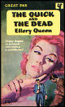 The Quick and the Dead - kaft pocketboek uitgave, Great Pan uitgaves, Pan G431, 1961