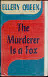 The Murderer is a Fox - cover Large Print edition, 1978