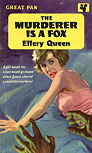 The Murderer is a Fox - cover pocket book edition Great Pann Pan Books G420, 1960 (no numbers on cover)