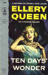 Ten Days' Wonder - kaft pocketboek uitgave, Pocket Book N° 2740, October 1957 (3rd printing) coverart door Clark Hulings