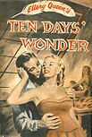 Ten Days' Wonder - dust cover Little, Brown & Co., Book Club edition, Boston. 1948