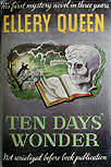 Ten Days' Wonder - kaft Little, Brown & Co., Boston. 1949 1948 book club uitgave