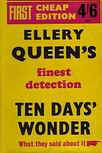 Ten Days' Wonder - stofkaft Gollancz uitgave, London, 1951.