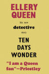 Ten Days' Wonder - dust cover Gollancz edition, London, 1948 (1st) (wit blue hardcover with guilded lettering on spine)