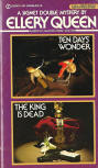 Ten Days' Wonder/The King is Dead - kaft pocketboek uitgave, Signet Double Mystery, 451-E9488, Jan 1980