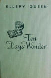 Ten Days' Wonder - harde kaft Grosset & Dunlap, 1949