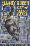 Cat of Many Tails - dust cover Little, Brown and co., September 1949 (1st) (design by Carl Rose)