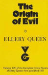 The Origin of Evil - dust cover Gollancz edition, London, 1976. (Volume XXI from the Complete Crime novels)