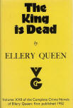 The King is Dead - stofkaft Gollancz uitgave, London, 1975