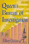 Queens Bureau of Investigation - stofkaft Little, Brown uitgave, Book Club edition, 1955 (Jacket design J. V. Morris)
