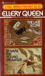 The Last Score/Beware the Young Stranger - cover paperback edition, Signet Double Mystery, 451 AE1307, Oct 1978