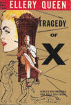 The Tragedy of X - kaft pocket boek uitgave, Avon