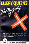 The Tragedy of X - kaft pocket boek uitgave, Readers' League of America reprint 1942