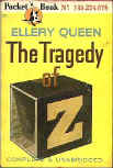 The Tragedy of Z - kaft pocket boek uitgave, PocketBook, 1946