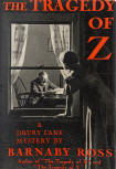 The Tragedy of Z - stof kaft Grosset & Dunlap edition, 1933 early reprint
