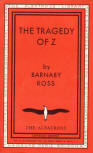 The Tragedy of Z - kaft 'Engelse' uitgave, Albatross Verlag in Albatross Modern Continental Library Hamburg, Duitsland en ..."Not to be introduced into the British Empire or the U.S.A."