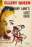 Drury Lane's Last Case - kaft pocketboek uitgave, Avon T381, ca 1962