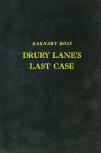 Drury Lane's Last Case - harde kaft Viking Press uitgave, 1933