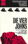 Die Vier Johns - cover German edition, Heyne Bücher, Kriminalroman Heyne Nr. 1145, 1964