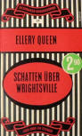 Schatten über Wrightsville - cover German edition, Die Schwarzen Kriminalromane N°24, Scherz Verlag, Jan 1949