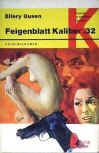 Feigenblatt Kaliber .32 - cover German edition Ullstein Krimi Nr.1333, 1970