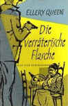 Die verräterische Flasche - kaft Duitse uitgave Blau-Gelb Kriminalroman 32, 1959. Vertaling Heinz Friedrich Kliem. 