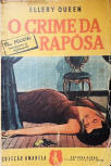 O crime da raposa - cover Portuguese edition, Colecao Amarela, Editora Globo, Rio de Janeiro, 1952