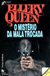 O mistério da mala trocada - kaft Portugese uitgave, Livros de Bolso / Serie Clube do Crime, Publicações Europa-América, april 1989