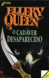 O Cadaver Desaparecido - cover Portuguese edition,  Livros de Bolso / Serie Clube do Crime, Publicações Europa-América, April 1993
