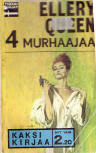 Neljä murhaajaa - cover Finnish edition, 1966