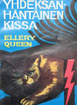 Yhdeksänhäntäinen kissa - Cover Finnish edition, K.J.Gummerus, Series Salamasarja N°33, 1956