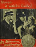 A kétlelkű Gimball - Dustcover Hungarian edition, Budapest, 1937