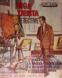 Tiga Tjerita Detective - kaft Indonesische uitgave met drie kortverhalen ("The Bearded Lady", "The Hollow Dragon" and "The Treasure Hunt"), Editions Bitan Saka Widya, Djakara, 1965