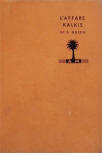L'affare Kalkis - hardcovert Italiaanse uitgave, I Libri Gialli, Nr 133 , A.M. Mondadori Palmine, 29 februari 1936