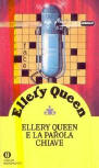 Ellery Queen e la parola chiave - kaft Italiaanse uitgave Mondadori, series Oscar Gialli, May 1985