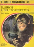 Ellery Queen e il delitto perfetto - cover Italian edition, Il  Giallo Mondadori N° 1079, 1969