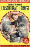 Il caso dei fratelli siamesi - cover Italian edition Mondadori, 1961