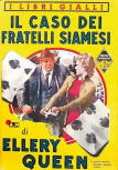 Il caso dei fratelli siamesi - cover Italian edition, I Gialli, 1938