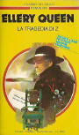 La Tragedia di Z - kaft Italiaanse uitgave, I Classici del Giallo, Nr.607, Ed. Mondadori - 1990